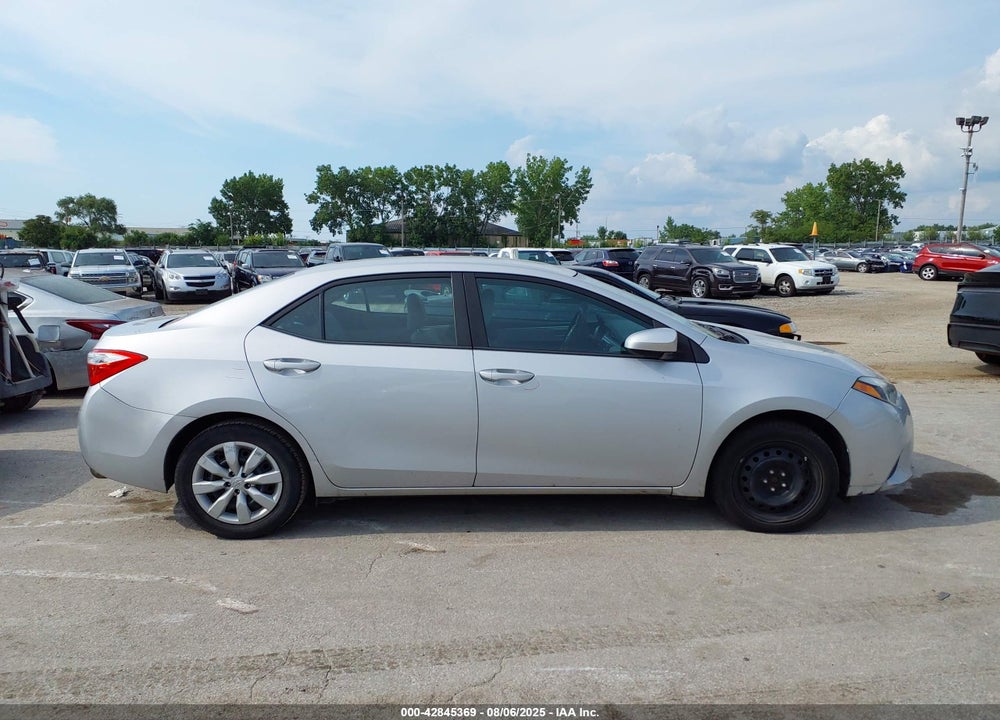 2014 TOYOTA COROLLA LE VIN: 2T1BURHE3EC215466
