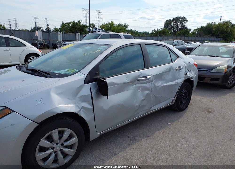 2014 TOYOTA COROLLA LE VIN: 2T1BURHE3EC215466