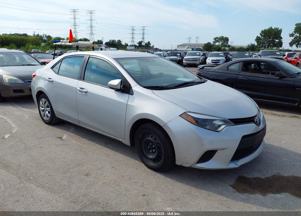 2014 TOYOTA COROLLA LE VIN: 2T1BURHE3EC215466
