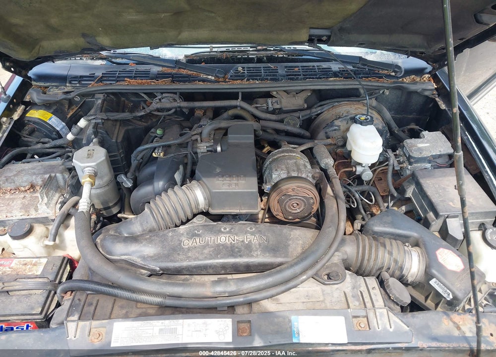 2001 CHEVROLET S-10 VIN: 1GCCS14501K176684