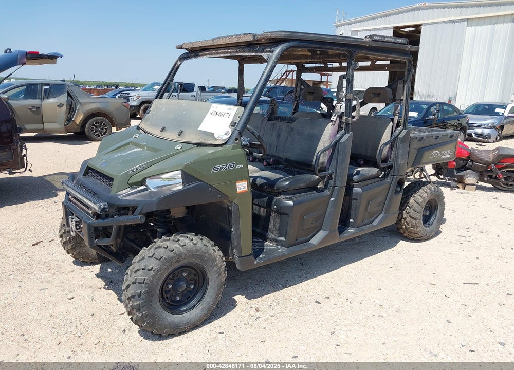 2015 POLARIS RANGER CREW 570 FULL-SIZE VIN: 3NSRUA579FG881758
