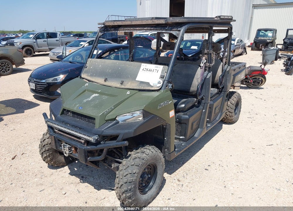 2015 POLARIS RANGER CREW 570 FULL-SIZE VIN: 3NSRUA579FG881758