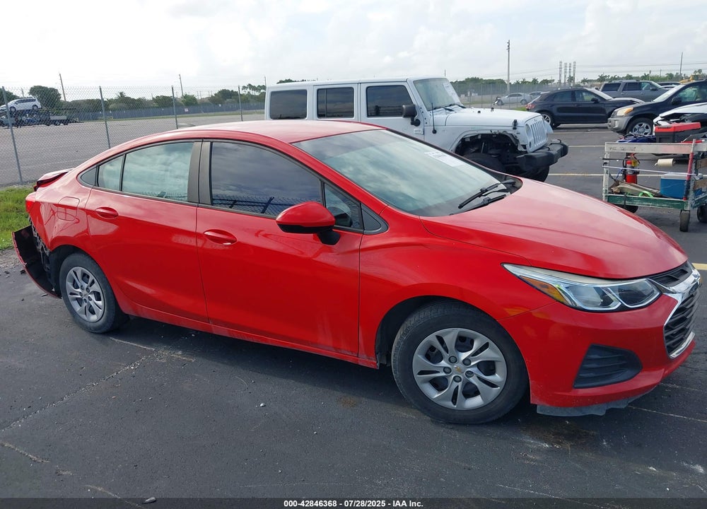 2019 CHEVROLET CRUZE LS VIN: 1G1BC5SM8K7130656