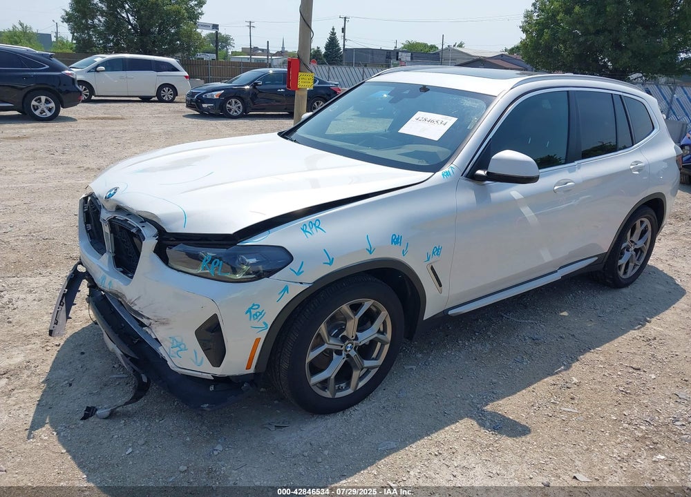 2022 BMW X3 VIN: 5UX53DP01N9N39528