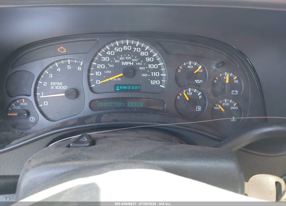 2003 GMC SIERRA 1500HD SLE VIN: 1GTGK13U13F117939