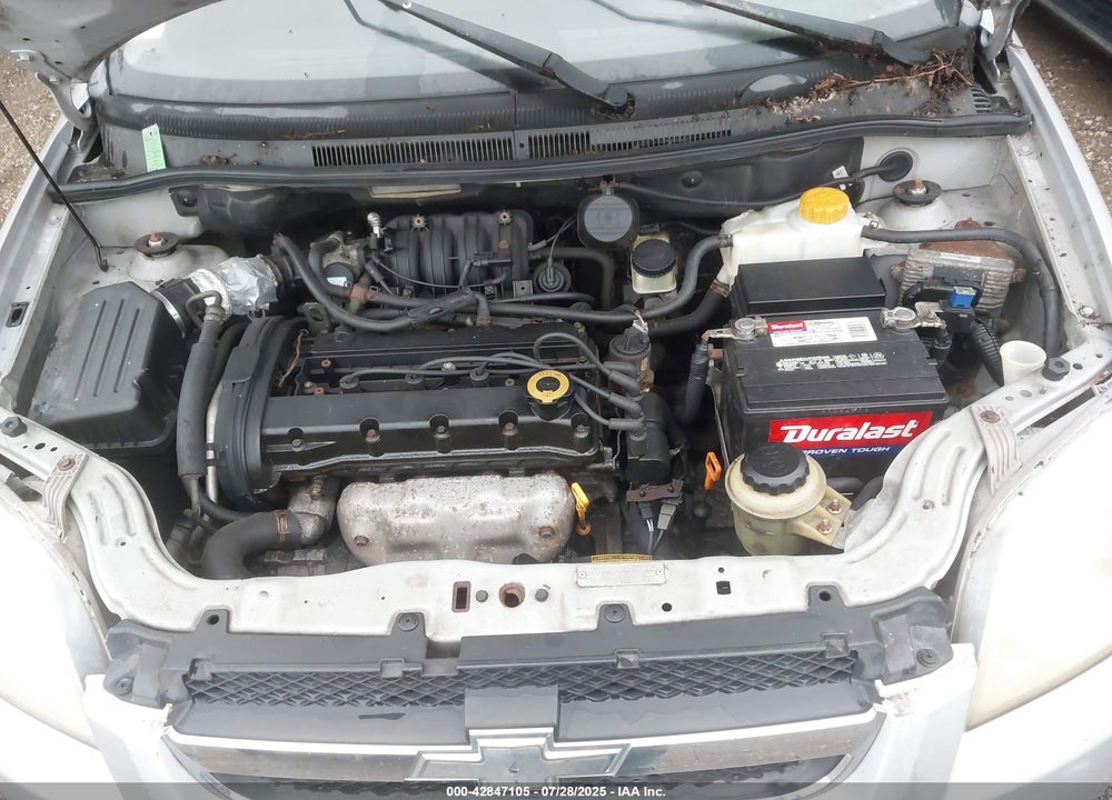 2008 CHEVROLET AVEO VIN: KL1TD56648B122636