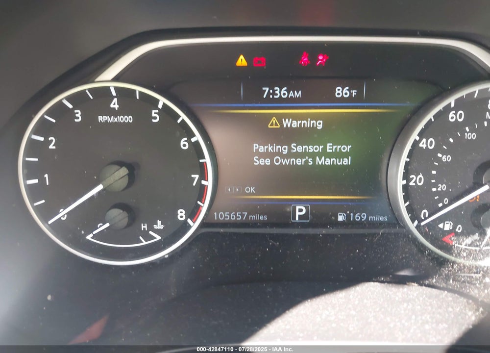 2018 NISSAN MAXIMA VIN: 1N4AA6AP2JC396583