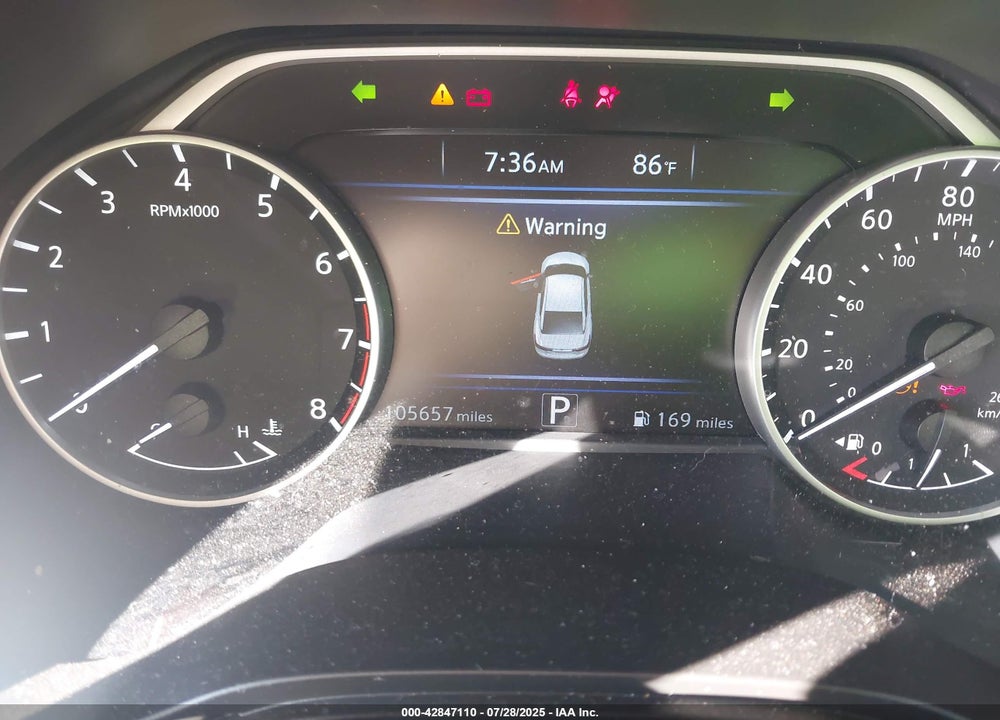 2018 NISSAN MAXIMA VIN: 1N4AA6AP2JC396583