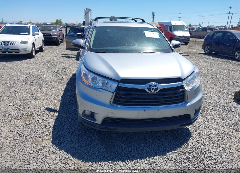 2014 TOYOTA HIGHLANDER VIN: 5TDJKRFH5ES064233