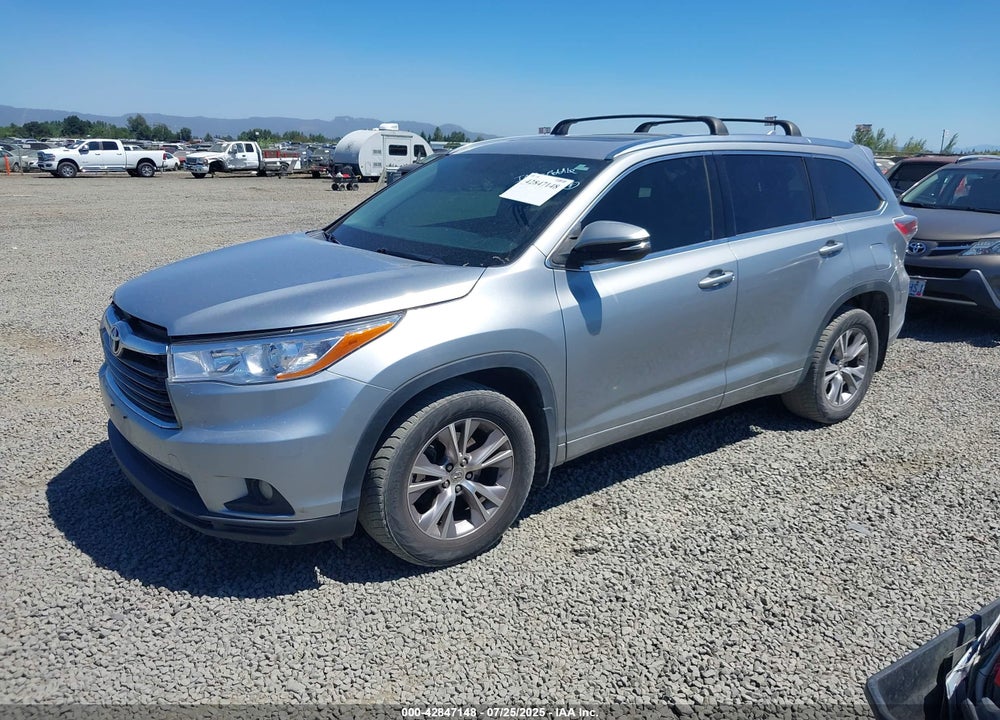 2014 TOYOTA HIGHLANDER VIN: 5TDJKRFH5ES064233