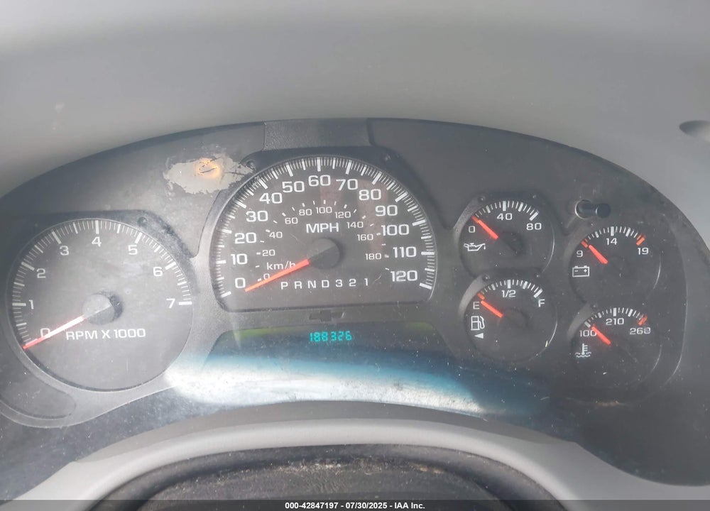 2008 CHEVROLET TRAILBLAZER FLEET VIN: 1GNDS13SX82203094
