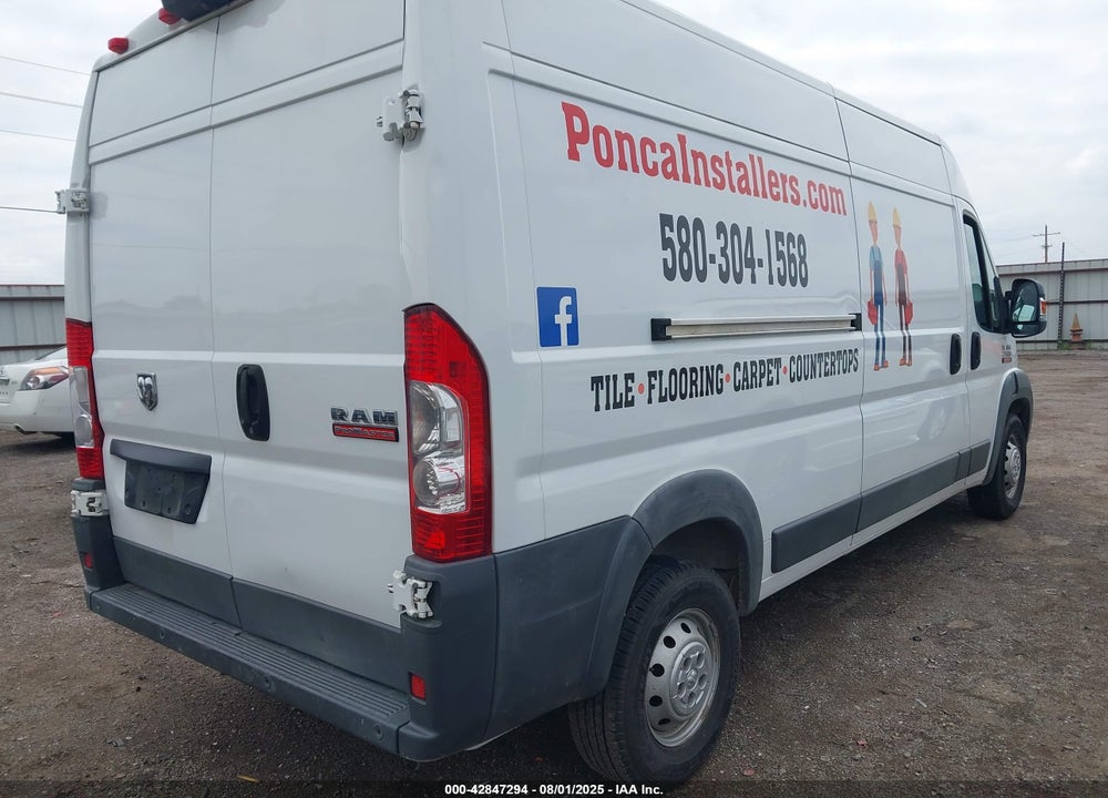 2014 RAM PROMASTER 2500 HIGH ROOF VIN: 3C6TRVDG0EE105361