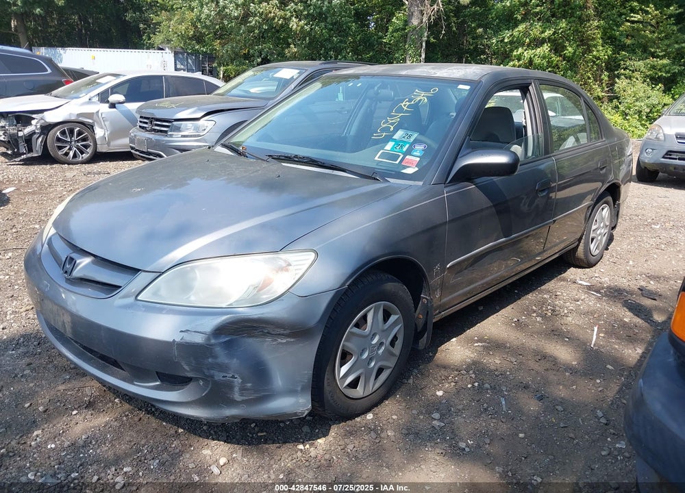 2005 HONDA CIVIC VIN: 2HGES16415H554961