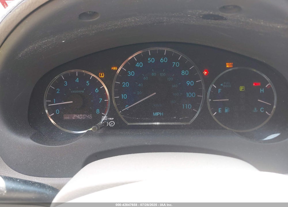 2007 TOYOTA SIENNA LE VIN: 5TDZK23C77S072730