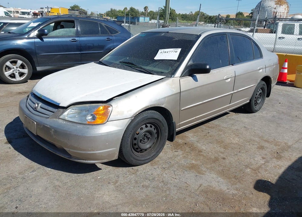 2002 HONDA CIVIC LX VIN: 1HGES16512L019989