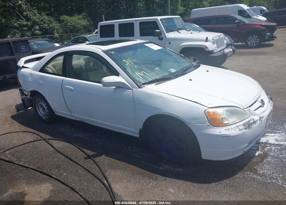 2002 HONDA CIVIC EX VIN: 1HGEM22952L089777