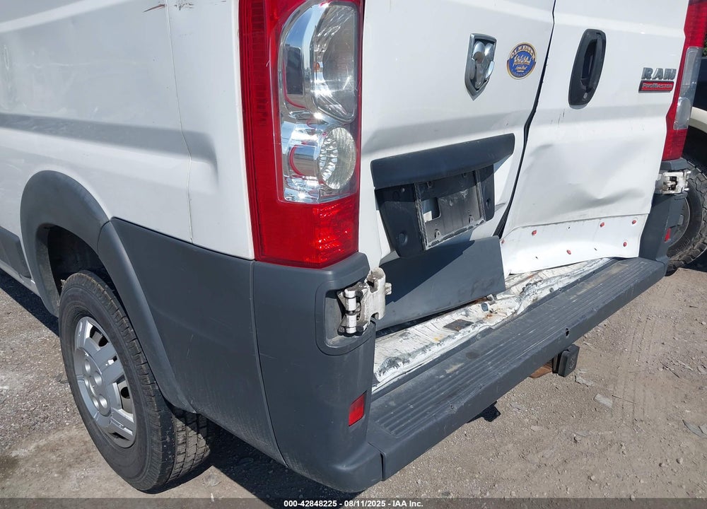 2018 RAM PROMASTER 1500 HIGH ROOF 136 WB VIN: 3C6TRVBG4JE118708