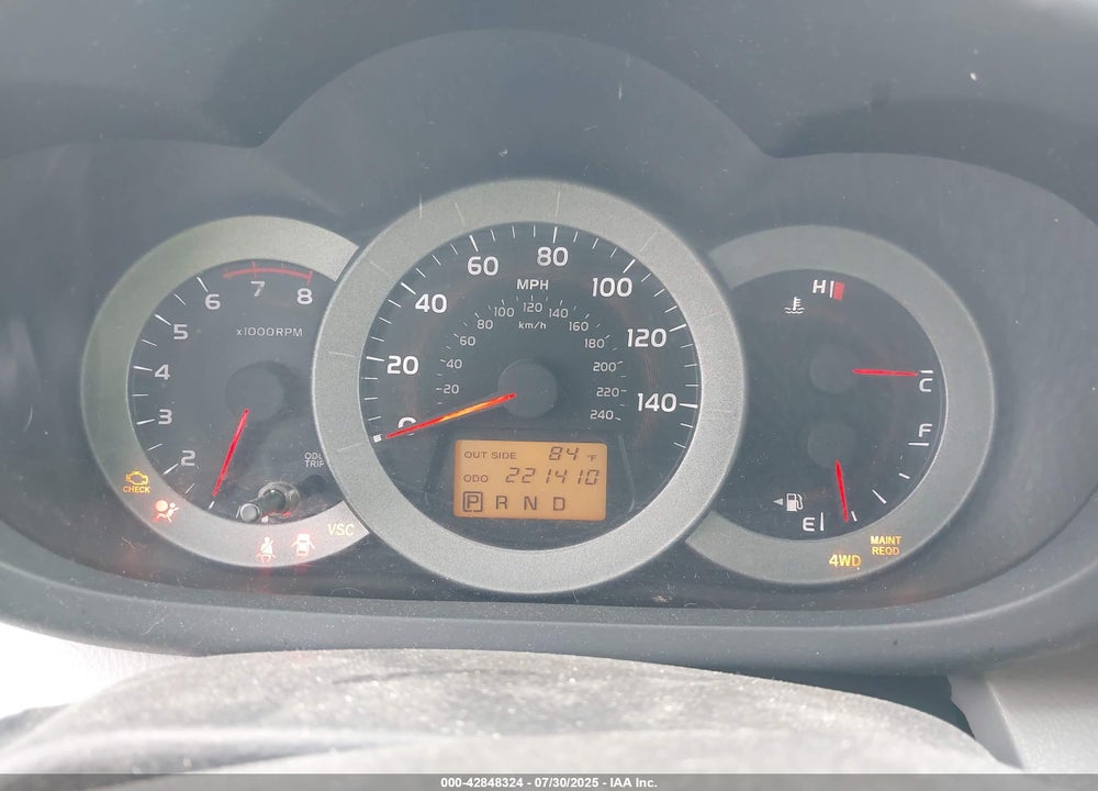 2008 TOYOTA RAV4 BASE V6 VIN: JTMBK33VX86035861