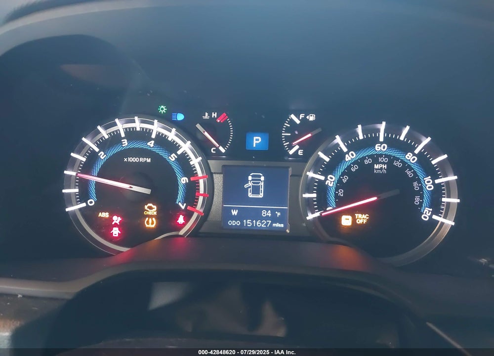 2017 TOYOTA 4RUNNER SR5 PREMIUM VIN: JTEZU5JR6H5156351