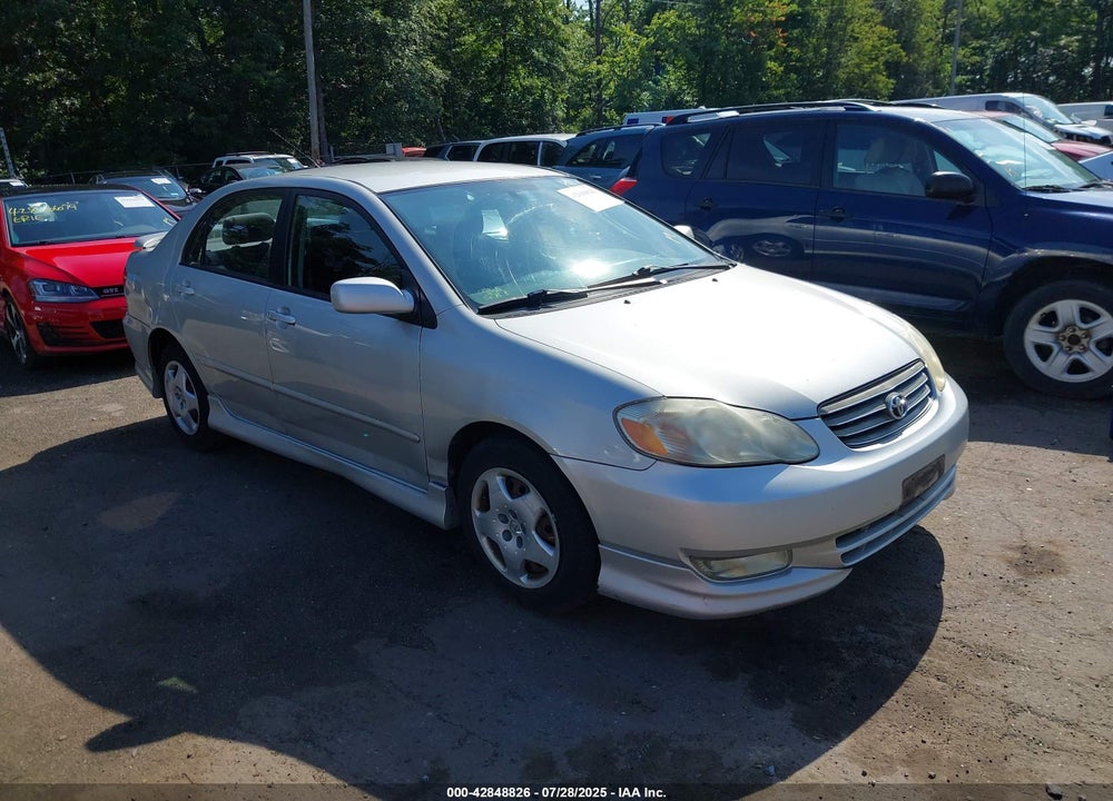 2003 TOYOTA COROLLA S VIN: 1NXBR32E63Z146808