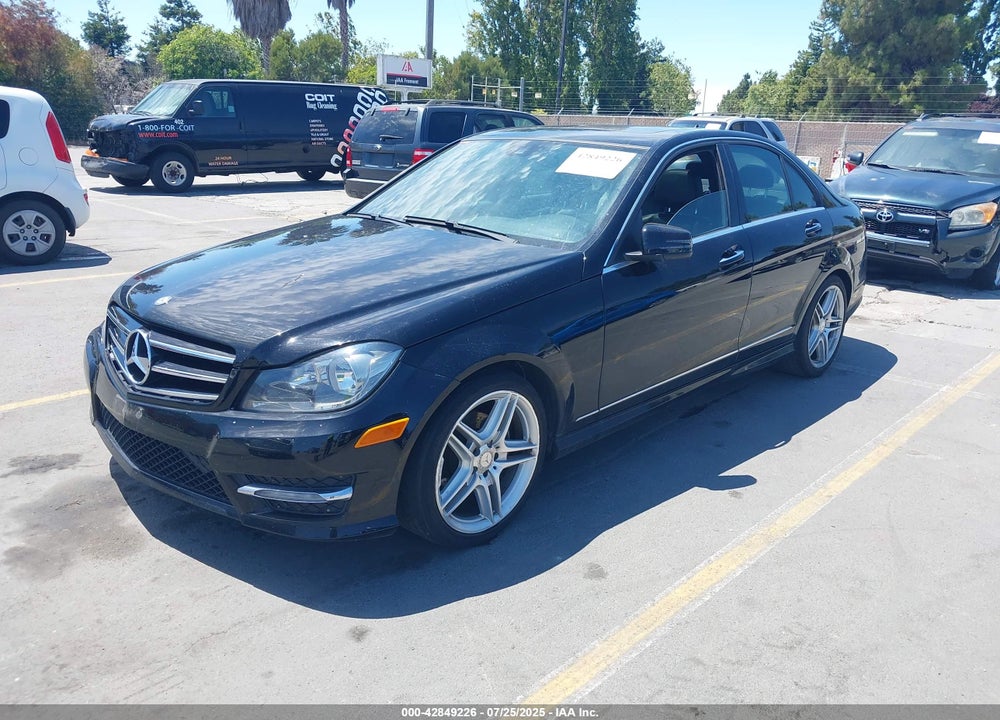 2014 MERCEDES-BENZ C CLASS VIN: WDDGF4HBXEG257276