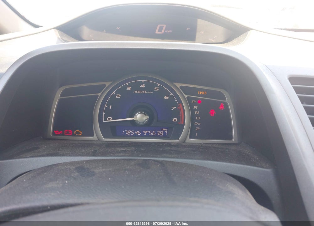2009 HONDA CIVIC LX VIN: 2HGFA16589H539119