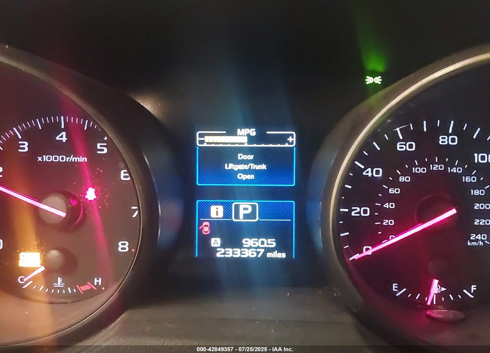 2015 SUBARU LEGACY VIN: 4S3BNAA65F3047907