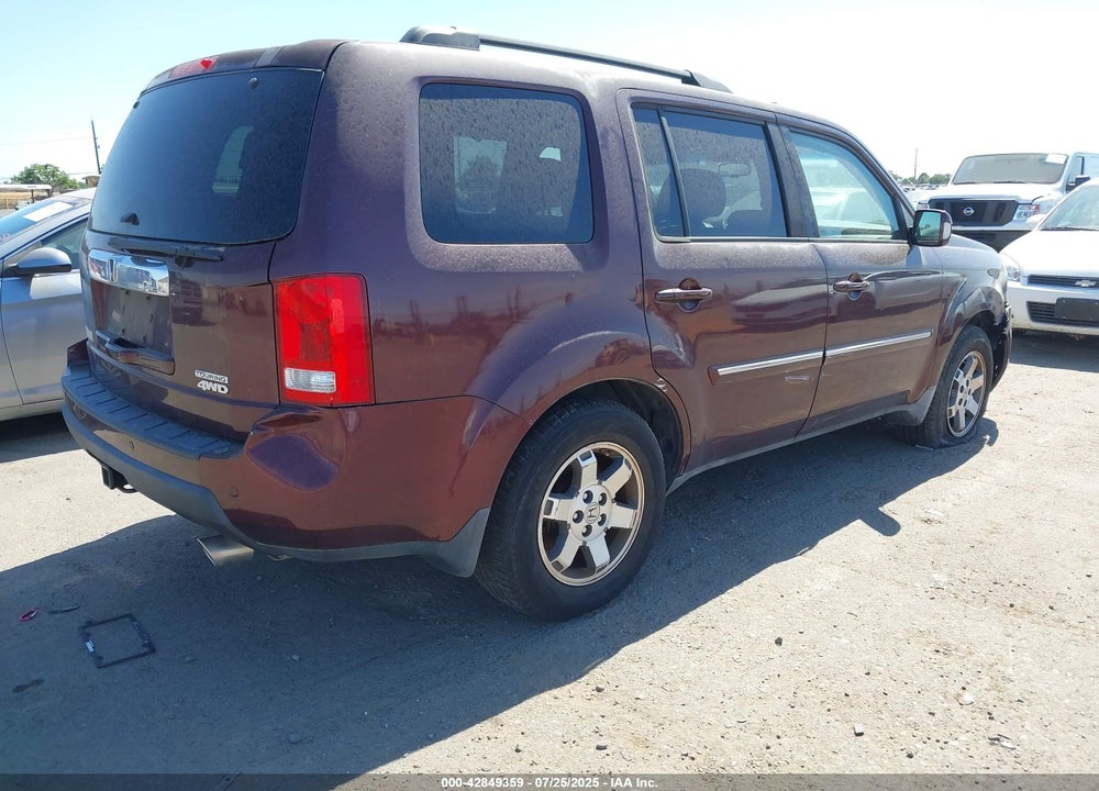2009 HONDA PILOT TOURING VIN: 5FNYF48849B034959
