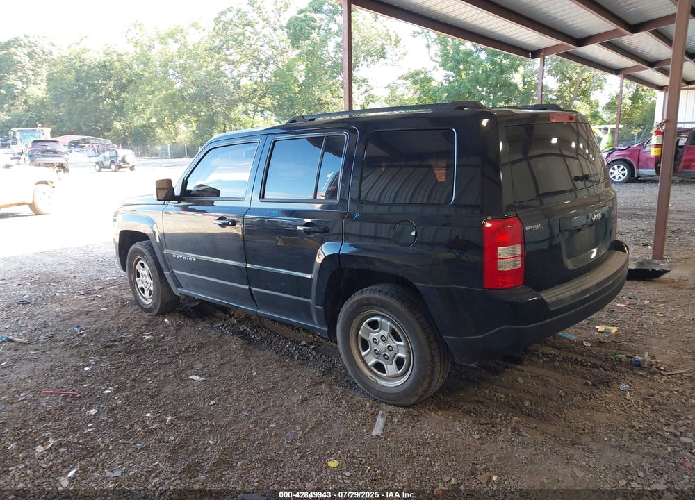 2017 JEEP PATRIOT SPORT FWD VIN: 1C4NJPBB3HD121104