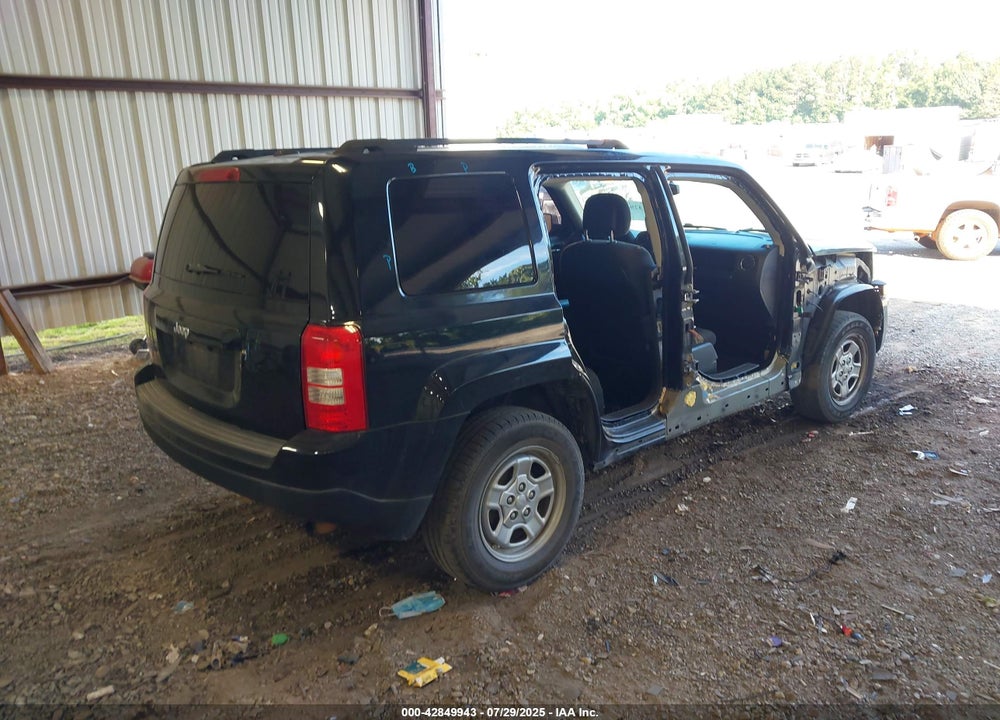 2017 JEEP PATRIOT SPORT FWD VIN: 1C4NJPBB3HD121104