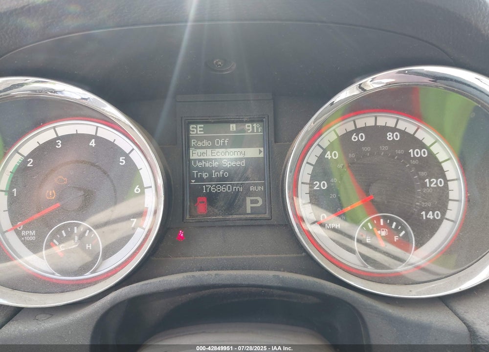 2013 DODGE DURANGO VIN: 1C4RDHAG4DC673948