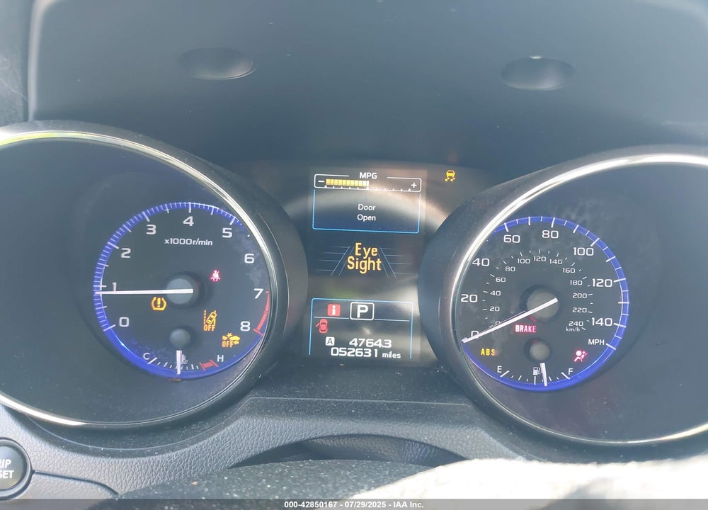 2019 SUBARU OUTBACK VIN: 4S4BSABC1K3358723