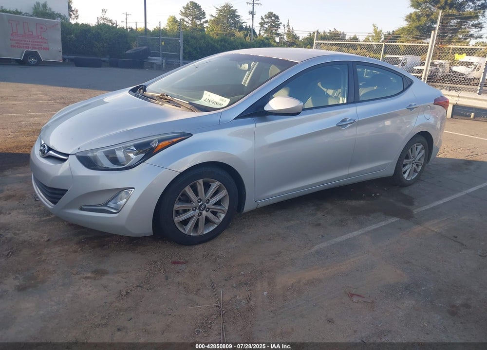 2015 HYUNDAI ELANTRA VIN: 5NPDH4AE8FH593808