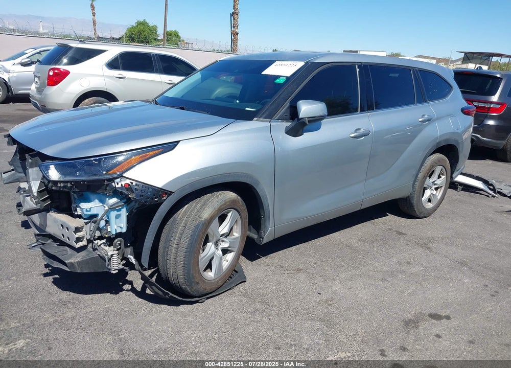 2021 TOYOTA HIGHLANDER LE VIN: 5TDZZRAH0MS031760