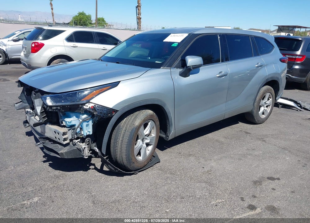 2021 TOYOTA HIGHLANDER LE VIN: 5TDZZRAH0MS031760