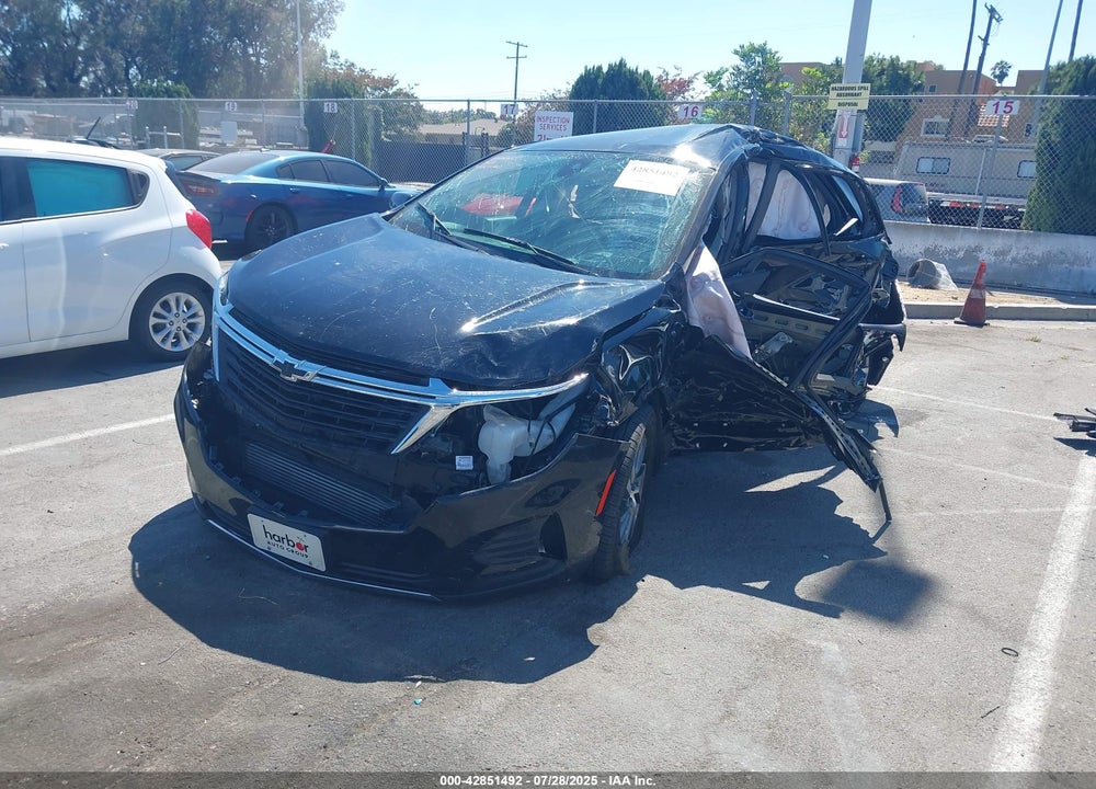 2022 CHEVROLET EQUINOX FWD LT VIN: 3GNAXKEV2NL279551