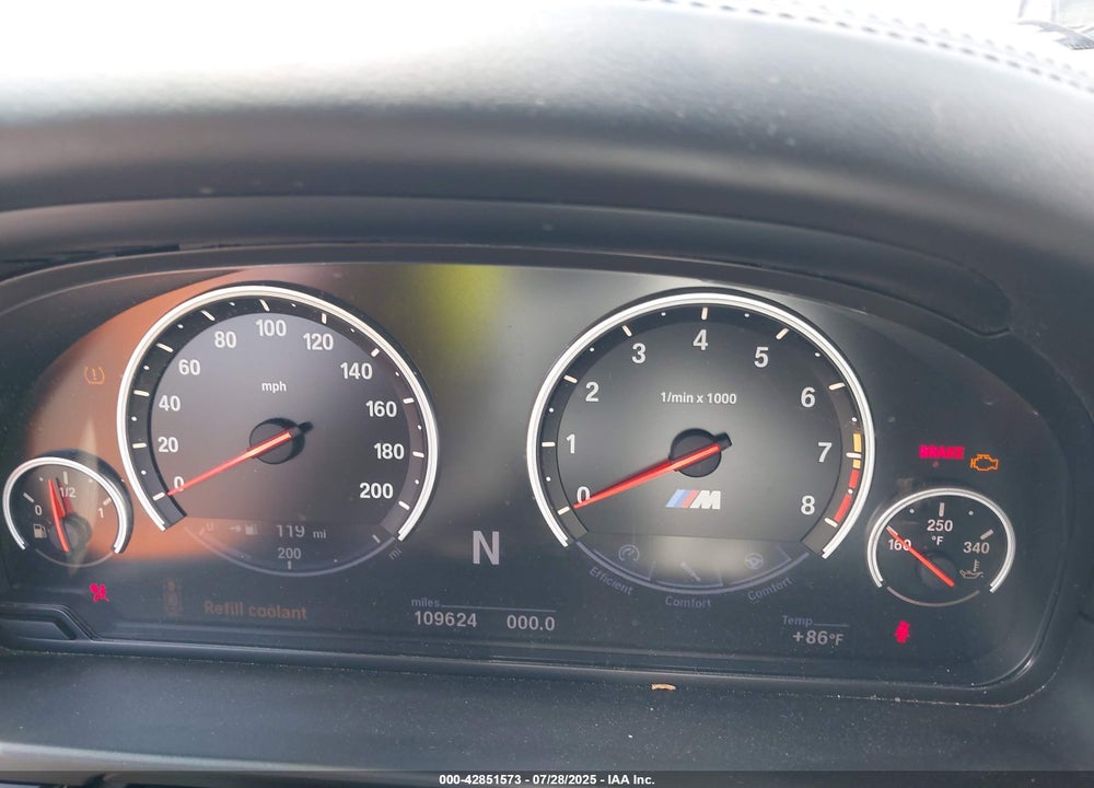 2013 BMW M5 VIN: WBSFV9C59DD095771