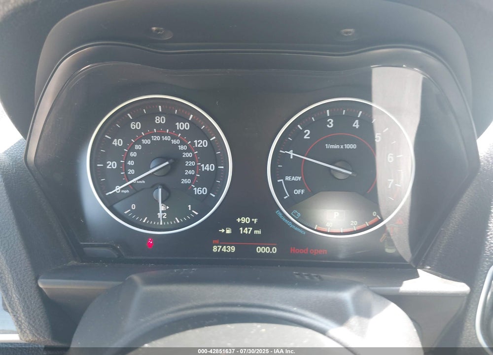2016 BMW 2 SERIES VIN: WBA1K9C52GV321848