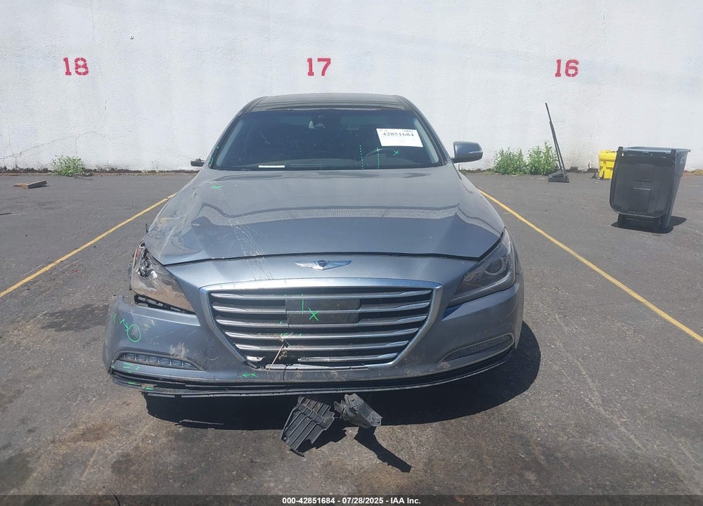 2015 HYUNDAI GENESIS VIN: KMHGN4JF8FU027096