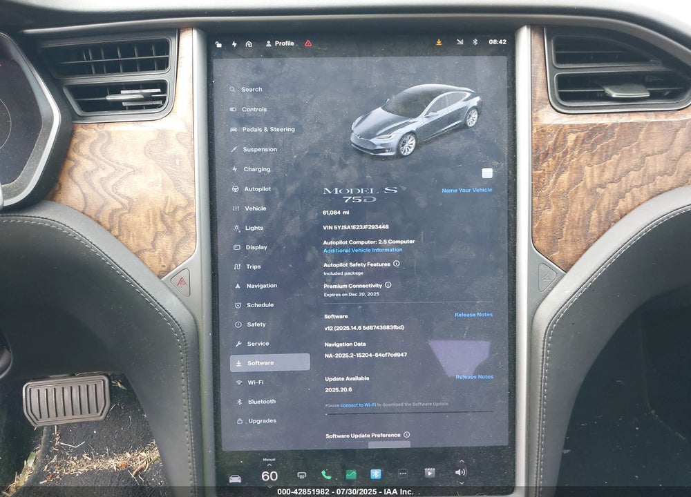 2018 TESLA MODEL S VIN: 5YJSA1E23JF293448