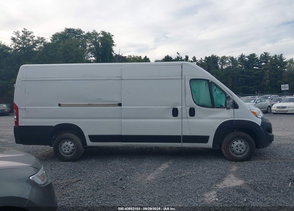 2023 RAM PROMASTER 3500 CARGO VAN HIGH ROOF 159 WB EXT VIN: 3C6MRVJG0PE556687