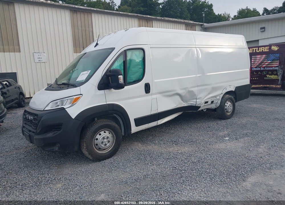 2023 RAM PROMASTER 3500 CARGO VAN HIGH ROOF 159 WB EXT VIN: 3C6MRVJG0PE556687