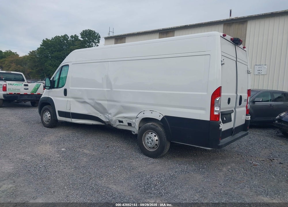2023 RAM PROMASTER 3500 CARGO VAN HIGH ROOF 159 WB EXT VIN: 3C6MRVJG0PE556687