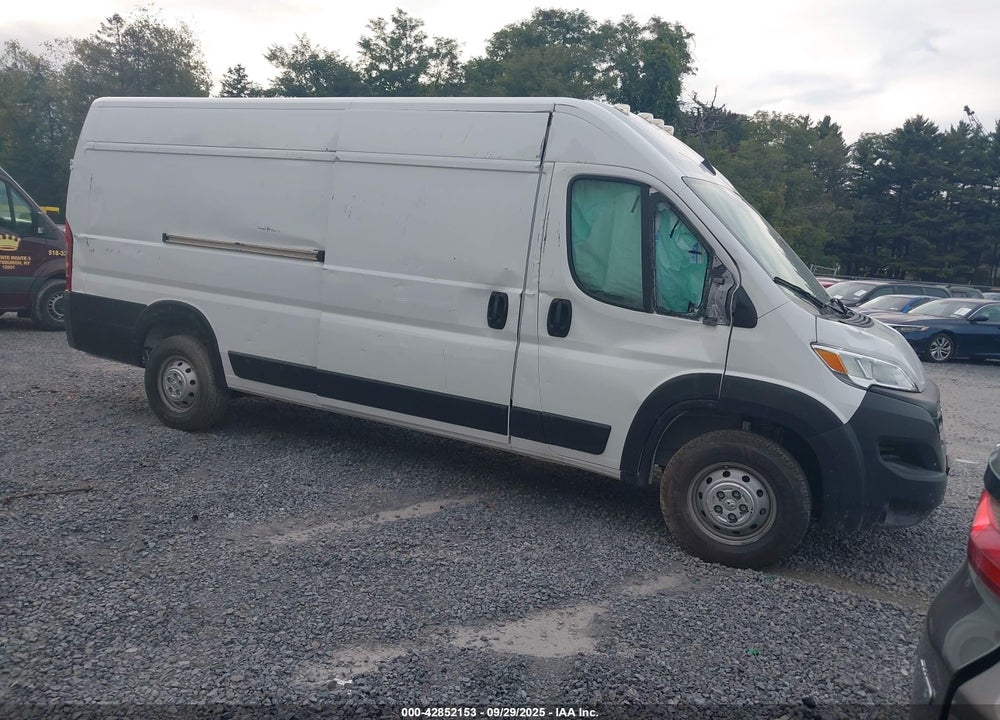 2023 RAM PROMASTER 3500 CARGO VAN HIGH ROOF 159 WB EXT VIN: 3C6MRVJG0PE556687