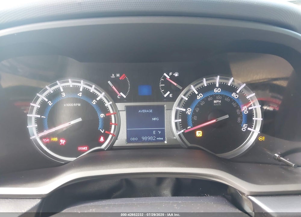 2016 TOYOTA 4RUNNER VIN: JTEZU5JR2G5145605