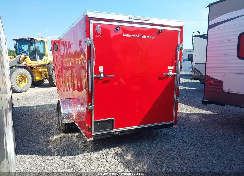 2025 SPARTA MANUFACTURING CORP 6X12 ENCLOSED TRAILER VIN: 50XBE121XSA049941