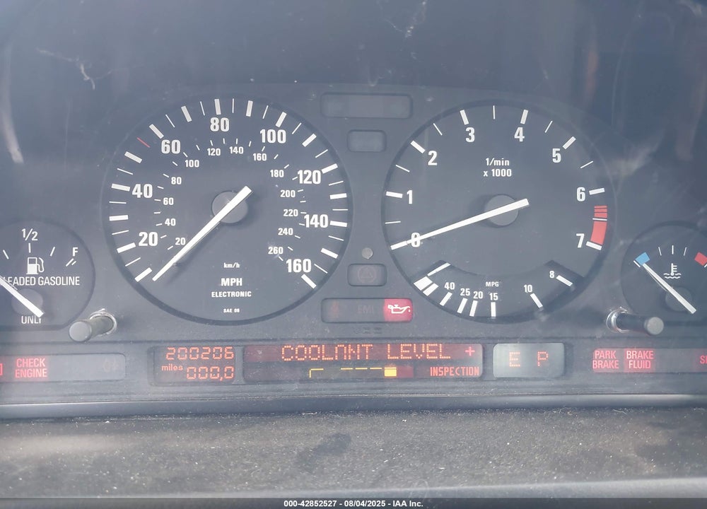 1995 BMW 525 I AUTOMATIC VIN: WBAHD6326SGK58716