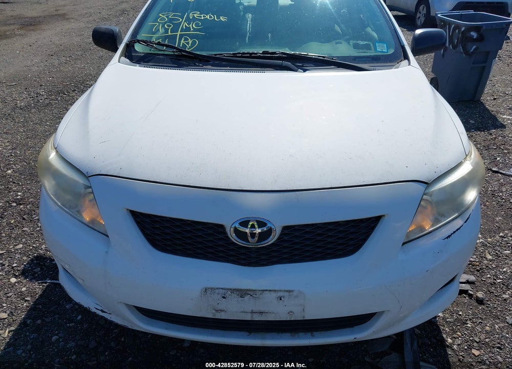 2009 TOYOTA COROLLA VIN: 2T1BU40E39C102184