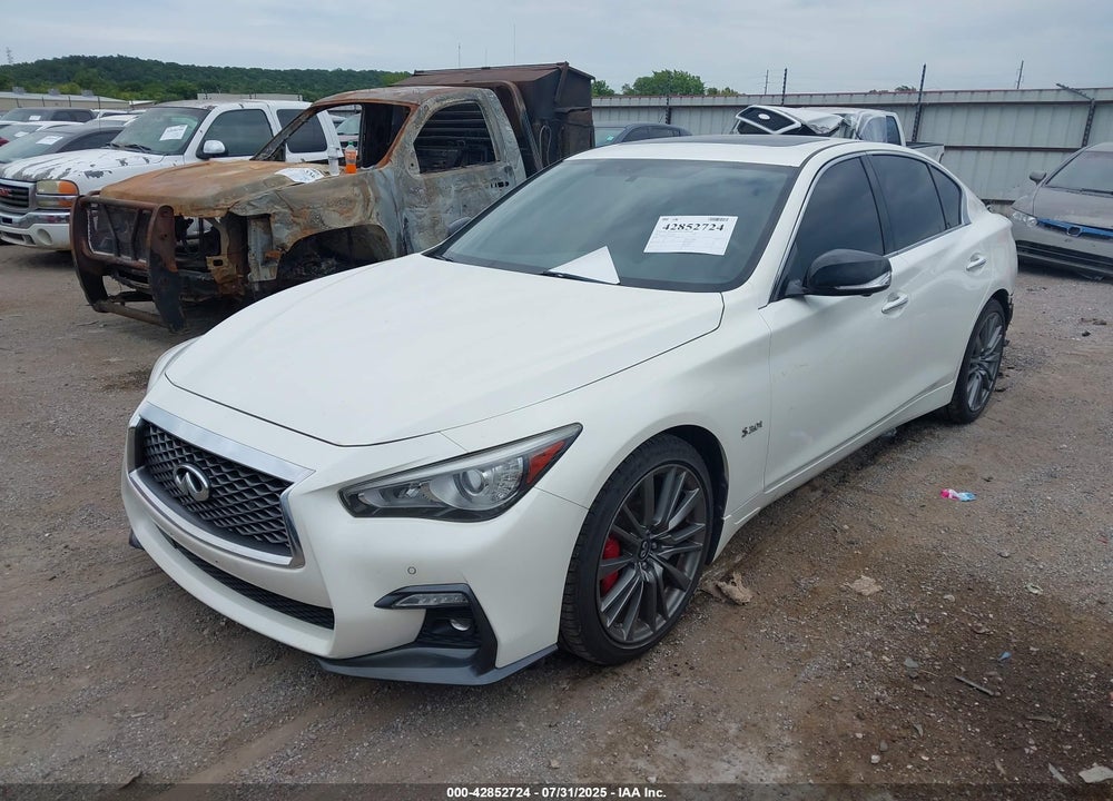 2019 INFINITI Q50 3.0T RED SPORT 400 VIN: JN1FV7AP1KM760887