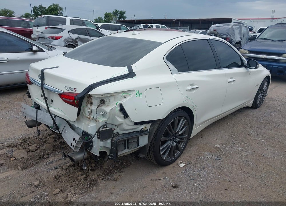 2019 INFINITI Q50 3.0T RED SPORT 400 VIN: JN1FV7AP1KM760887